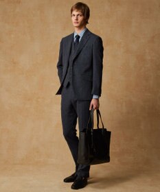 JOSEPH ABBOUD  【日本製】トーナルレジメンタル ネクタイ