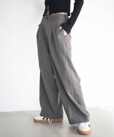 WEGO 【ユニセックス着用ITEM/SMLサイズ展開】バギースラックス