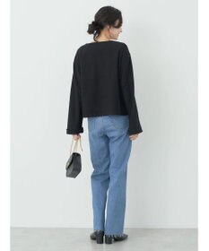 earth music&ecology 金釦スラブカーディガン