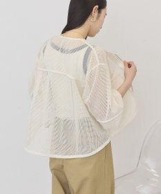 AMERICAN HOLIC メッシュ異素材ブルゾン