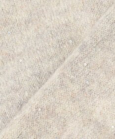 組曲 【加藤ローサさん着用 / 前後着用可】スパンコールヤーン カーディガン