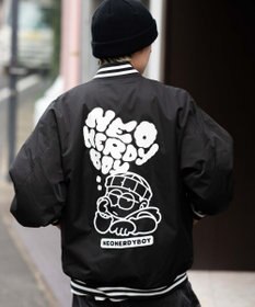 WEGO 【ユニセックス着用ITEM】グラフィックパファースタジャン