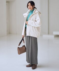 ANY L 【ウエストゴム】ライトツイードパンツ