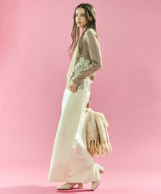 BEIGE， 【VERY NaVY12月号掲載】MONTAIGNE / イージーウエストウールロングスカート