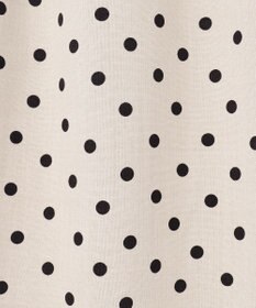 ANY 【洗濯機可能/ウエストゴム/ポケット付】リネンライク ドット柄パンツ