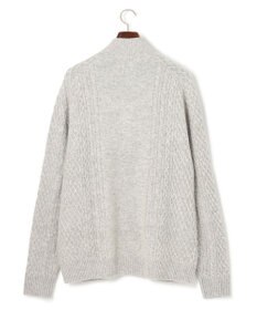 J.PRESS MEN 【KING SIZE】【Cash Lamb’s Wool】ハイネックケーブルカーディガンニット