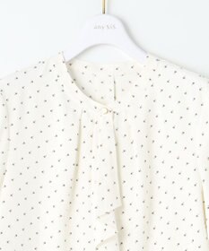 ANY SIS 【洗える】ラッフルボウ ブラウス