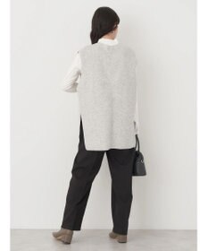 earth music&ecology ＳＥＴ２点圧縮風ポンチベスト＋リブタートル