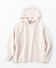 UNFILO L 【洗える】ダブルフェイス サイドZIPフーディ