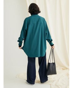 CRAFT STANDARD BOUTIQUE レーヨンデシンバンドカラーシャツ