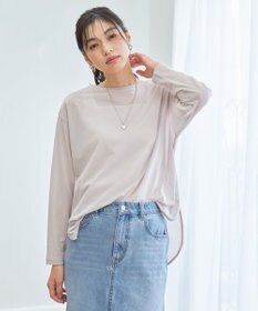 ANY シア―ラウンドネックTシャツ