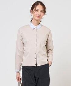 J.PRESS LADIES S 40Gポンチ クルーネック カーディガン