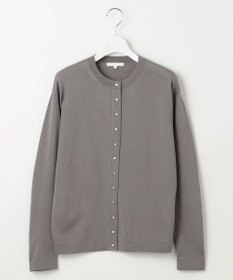 自由区 L 【アンサンブル対応・洗える】シャインハイゲージ カーディガン