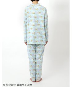 Wing パジャマ 長袖 長ズボン 綿混(本体) あったか レディース EP6014 ウイング／ワコール