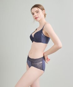 une nana cool 【脇高で背中スムージングブラジャー】さあわたし　レース