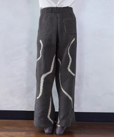 Tiaclasse ふわもちニュアンス配色ニットパンツ