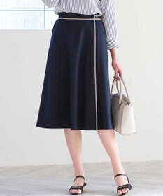 ANY SIS 【洗える】ビットポイントフレア スカート