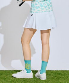 PW CIRCULUS 【虫よけ加工】【WOMEN】サークルロゴ　ミドルソックス  ゴルフ