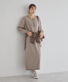 earth music&ecology ソウバリヘンリーニットワンピース