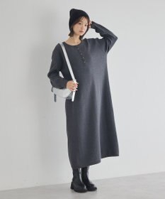 earth music&ecology ソウバリヘンリーニットワンピース