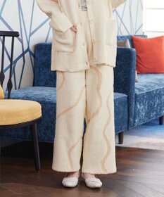 Tiaclasse ふわもちニュアンス配色ニットパンツ