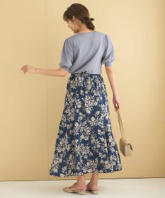 Feroux 【接触冷感・UVカット・洗える】クルーネックハーフスリーブ プルオーバー