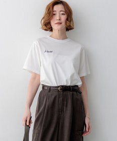 23区 【先行予約】バック刺繍 メッセージロゴ Tシャツ