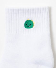 WEGO アニマル刺繍ワンポイントソックス