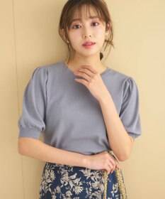 Feroux 【接触冷感・UVカット・洗える】クルーネックハーフスリーブ プルオーバー