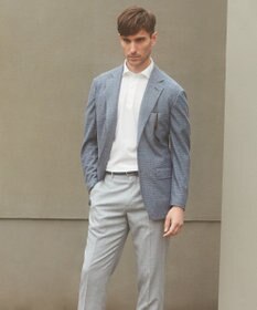 GOTAIRIKU ロングセラー【洗える/折り目加工/シワになりにくい/ウエストアジャスター】ウォッシャブル サマーウール100％パンツ_限定色(ノータック)23/24年モデル