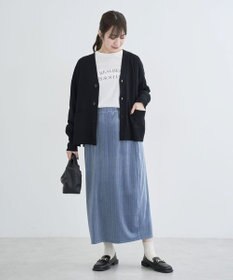 Green Parks ラメベロアＩラインスカート