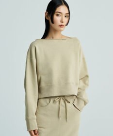 uncrave スウェット ショートトップス（uncrave WHITE）