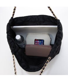 UNBILLION カシュカシュ cachecache / ナイロンキルトチェーントート