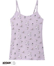 une nana cool 【ムーミン】MOOMIN × une nana ccol カップ付キャミソール