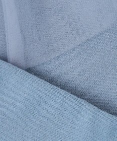 ANY SIS 【洗える】フリルチュールコンビ ニット