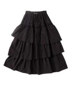 WEGO ナイロンティアードロングスカート