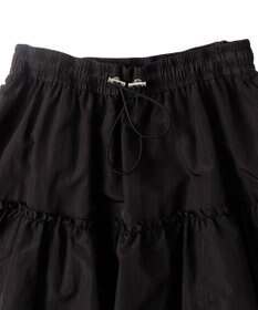 WEGO ナイロンティアードロングスカート