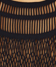 Chacott 【ノーソーイングニット】ランダムメッシュニットTシャツ