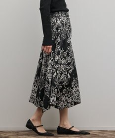 GRACE CONTINENTAL オーナメントジャガードハンカチヘムスカート