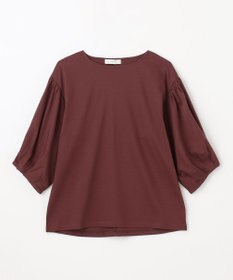 ANY シルケットスムースパフスリーブトップス