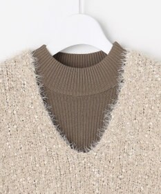 Feroux ジレ付きニット ワンピース