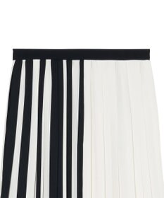 JOSEPH ストライプクレープ　プリーツスカート