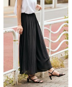 AMERICAN HOLIC エアリーギャザーガウチョパンツ【裏地：接触冷感】