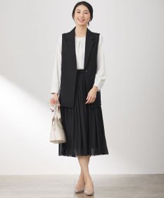 ANY SIS 【洗える】フロントタックノーブル ブラウス