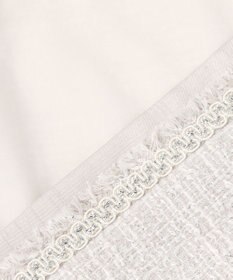 23区 L 【セットアップ対応】ライトシャインツイード ノーカラージャケット