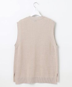 J.PRESS LADIES 【洗える】 LICOテープベスト ニット ジレ