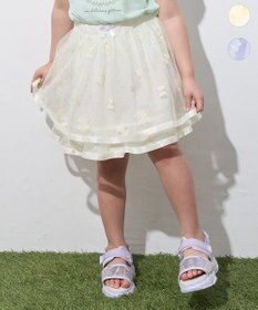 ANY KIDS リボン チュールスカート
