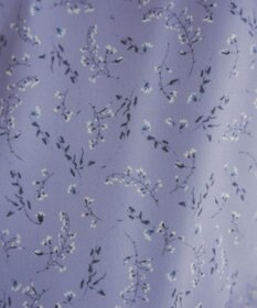 Tiaclasse 【洗える】花柄シフォン袖ワンピース