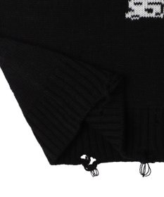 WEGO ウイングハートダメージニット