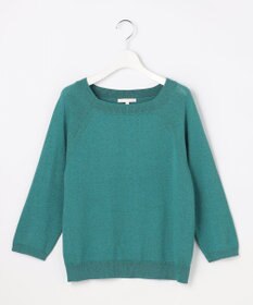 自由区 【アンサンブル対応】ペーパーコットンスクエアネックニット プルオーバー